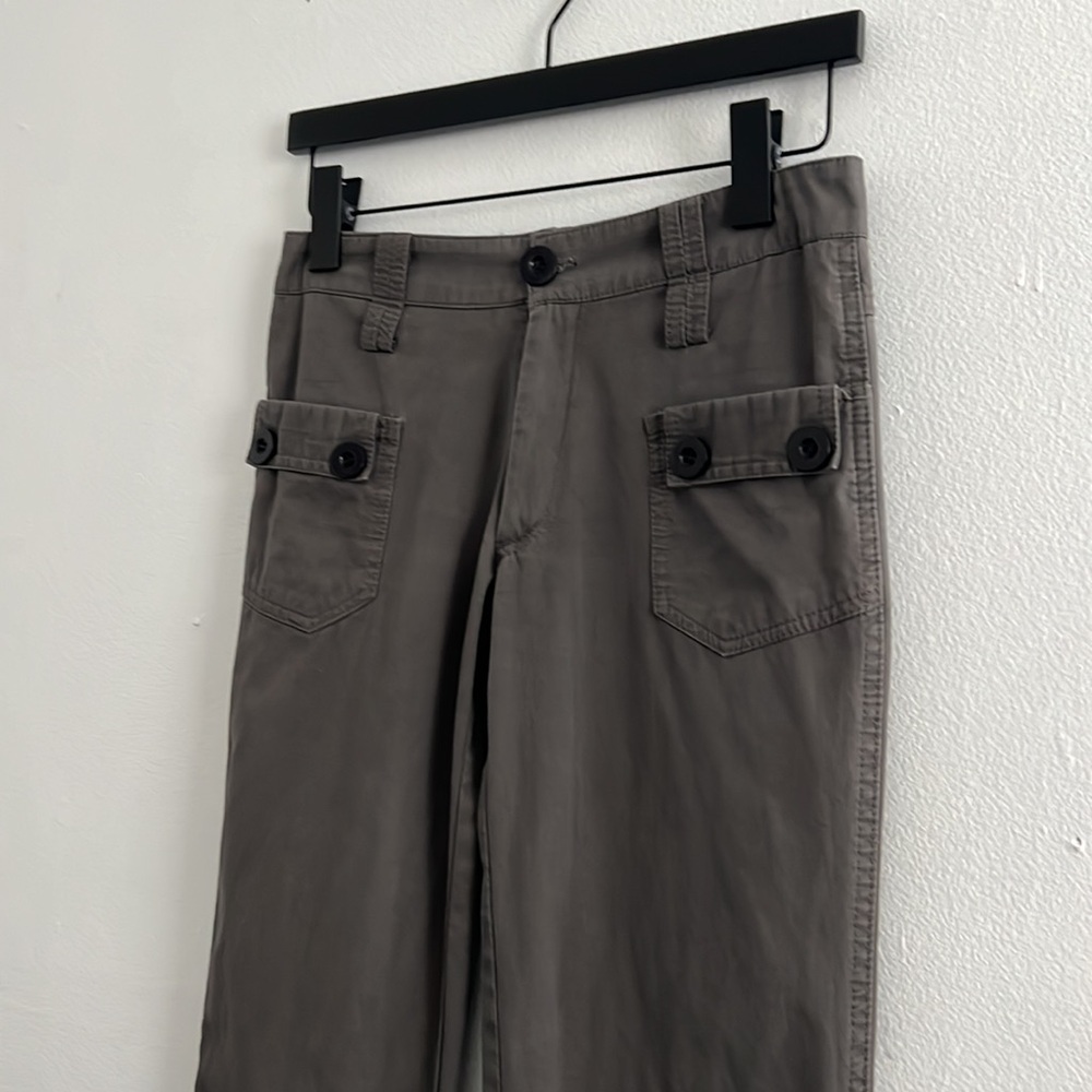 Grey Button Pants - Picture 2 of 4